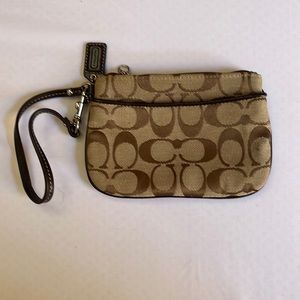 Coach signature “C” wristlet